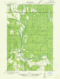 Download a high-resolution, GPS-compatible USGS topo map for Gladstone NW, MI (1932 edition)