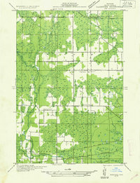 Download a high-resolution, GPS-compatible USGS topo map for Gladstone SW, MI (1932 edition)