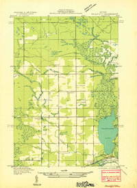 preview thumbnail of historical topo map of Mackinac County, MI in 1931