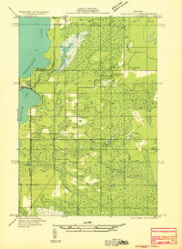 Download a high-resolution, GPS-compatible USGS topo map for Gould City NW, MI (1931 edition)