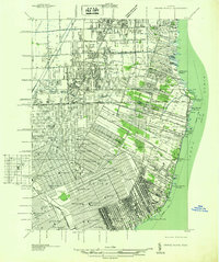 Download a high-resolution, GPS-compatible USGS topo map for Grosse Pointe, MI (1936 edition)