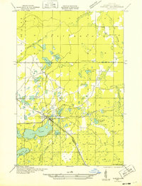 preview thumbnail of historical topo map of Marquette County, MI in 1932