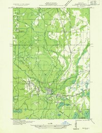 1932 Map of Gwinn, MI