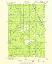 Download a high-resolution, GPS-compatible USGS topo map for Helena NE, MI (1951 edition)