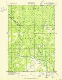 Download a high-resolution, GPS-compatible USGS topo map for Helena SE, MI (1951 edition)