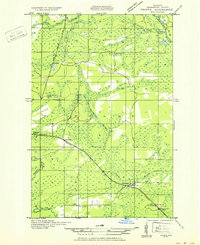 preview thumbnail of historical topo map of Marquette County, MI in 1951