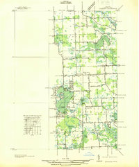 Download a high-resolution, GPS-compatible USGS topo map for Highland, MI (1936 edition)