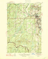 preview thumbnail of historical topo map of Iron River, MI in 1946