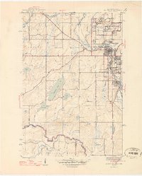 1946 Map of Iron River, MI
