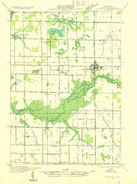preview thumbnail of historical topo map of Mason County, MI in 1932