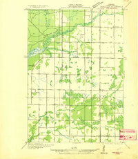 preview thumbnail of historical topo map of Mason County, MI in 1931