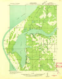 preview thumbnail of historical topo map of Mason County, MI in 1931