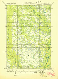 Download a high-resolution, GPS-compatible USGS topo map for Manistique River NE, MI (1931 edition)