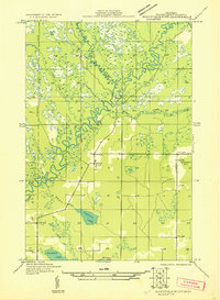 Download a high-resolution, GPS-compatible USGS topo map for Manistique River SE, MI (1931 edition)