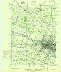 Download a high-resolution, GPS-compatible USGS topo map for Monroe, MI (1927 edition)