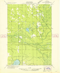 preview thumbnail of historical topo map of Lake County, MI in 1933