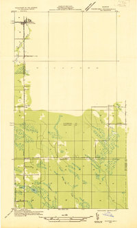 1931 Map of Chippewa County, MI