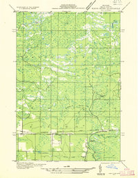 Download a high-resolution, GPS-compatible USGS topo map for Rapid River NE, MI (1932 edition)
