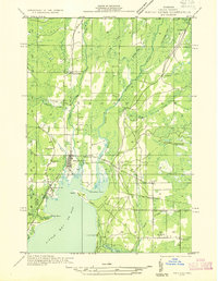 Download a high-resolution, GPS-compatible USGS topo map for Rapid River NW, MI (1932 edition)