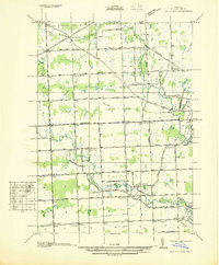 1936 Map of Rattle Run