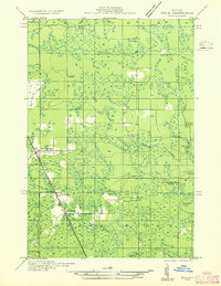 preview thumbnail of historical topo map of Marquette County, MI in 1932