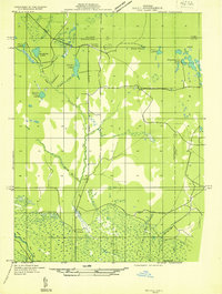 Download a high-resolution, GPS-compatible USGS topo map for Seney NW, MI (1931 edition)