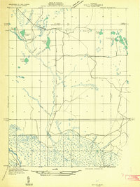 preview thumbnail of historical topo map of Schoolcraft County, MI in 1931