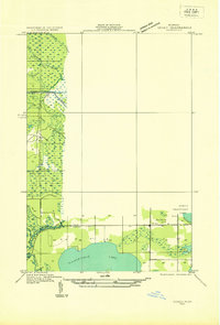 preview thumbnail of historical topo map of Luce County, MI in 1931
