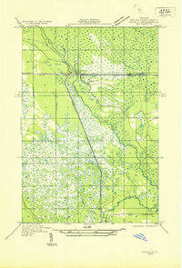 preview thumbnail of historical topo map of Schoolcraft County, MI in 1931