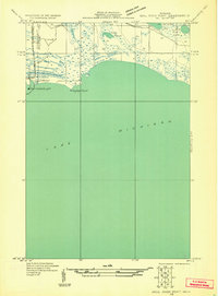 Download a high-resolution, GPS-compatible USGS topo map for Seul Choix Point NE, MI (1931 edition)