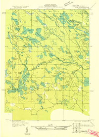 1931 Map of Skeels Lake NE