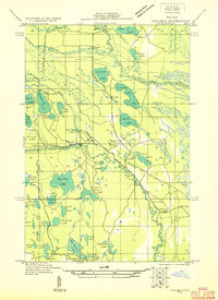 1931 Map of Delta County, MI