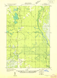 1931 Map of Delta County, MI