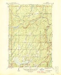 preview thumbnail of historical topo map of Iron County, MI in 1946