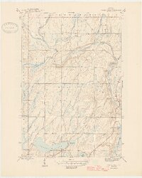 preview thumbnail of historical topo map of Iron County, MI in 1946