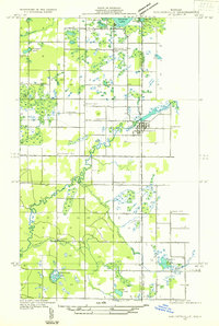 Download a high-resolution, GPS-compatible USGS topo map for Walkerville SE, MI (1931 edition)