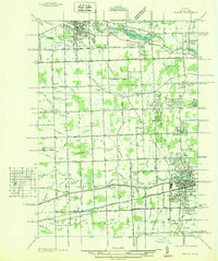 1936 Map of Westland, MI
