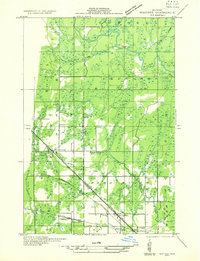 Download a high-resolution, GPS-compatible USGS topo map for Whitney SE, MI (1932 edition)