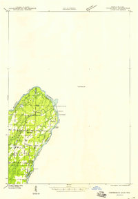 1949 Map of Menominee County, WI