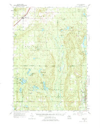 Download a high-resolution, GPS-compatible USGS topo map for Alba, MI (1975 edition)