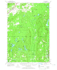 Download a high-resolution, GPS-compatible USGS topo map for Alba, MI (1965 edition)