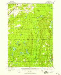Download a high-resolution, GPS-compatible USGS topo map for Alba, MI (1956 edition)