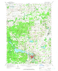 Download a high-resolution, GPS-compatible USGS topo map for Allegan, MI (1966 edition)