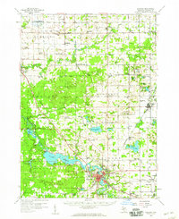 Download a high-resolution, GPS-compatible USGS topo map for Allegan, MI (1959 edition)