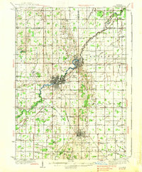 preview thumbnail of historical topo map of Alma, MI in 1938
