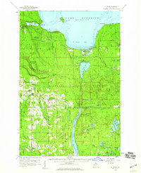 preview thumbnail of historical topo map of Alger County, MI in 1958