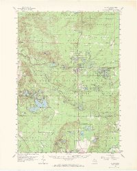 Download a high-resolution, GPS-compatible USGS topo map for Baldwin, MI (1971 edition)