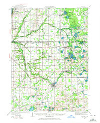 Download a high-resolution, GPS-compatible USGS topo map for Bangor, MI (1972 edition)