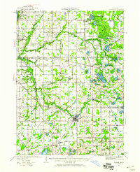Download a high-resolution, GPS-compatible USGS topo map for Bangor, MI (1959 edition)