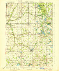 preview thumbnail of historical topo map of Bangor, MI in 1931